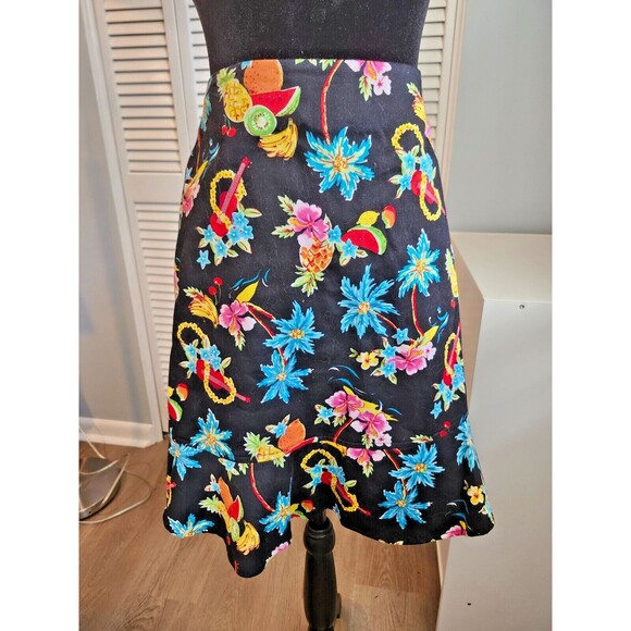 Peplum Floral Skirt size 12 P Bamboo Traders - Picture 8 of 8